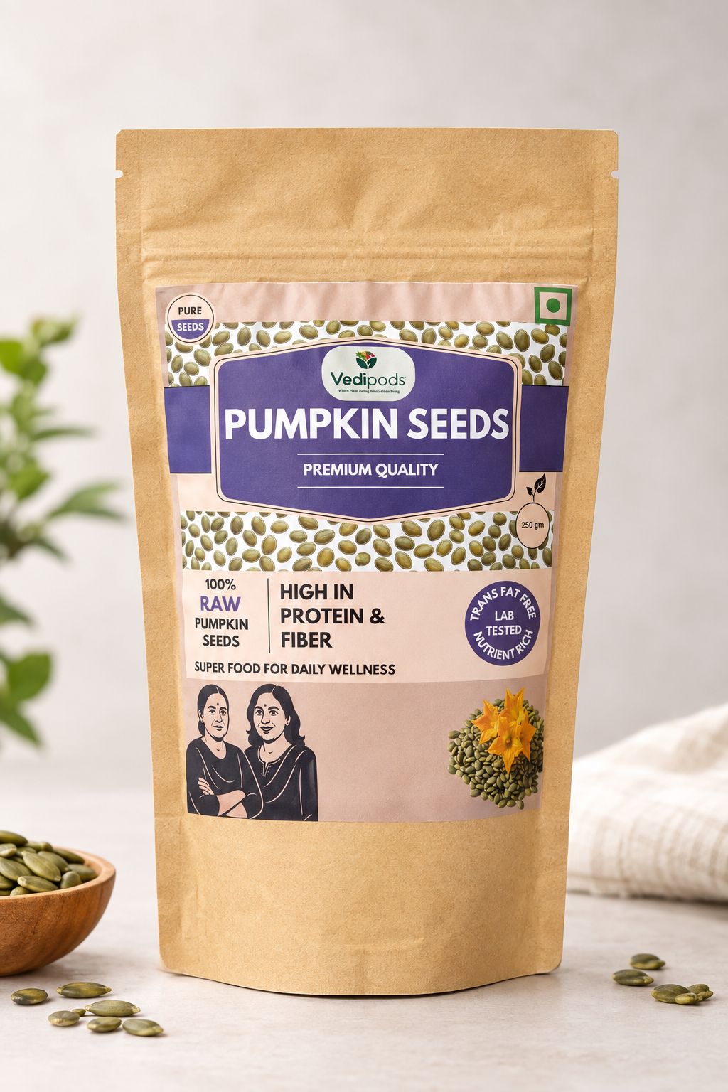 Actual Size Pumpkin Seeds 250 Gm.webp