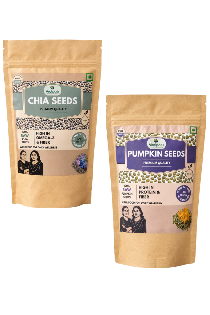 [CSPS250] Chia Seed + Pumpkin Seed (250 gm each)